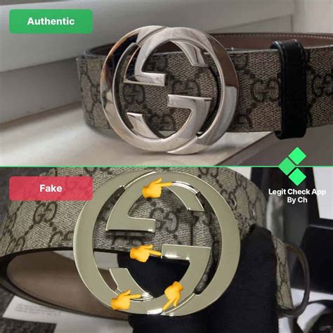 how to detect a fake gucci belt|Gucci Supreme Belt Real Vs Fake: Expert Guide .